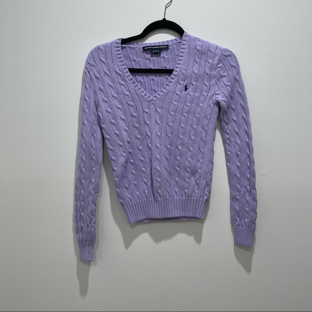 Ralph Lauren purple sweater
